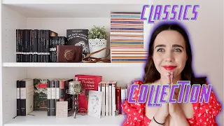 my classics collection 📚 | bookshelf tour