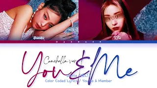 [JENNIE & YOU 제니, 당신] You & Me (Coachella ver.) : 2 members (You as member)(Color Coded Lyrics)