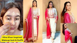 Hina Khan Inspired Makeup Look & Outfit / SWATI BHAMBRA