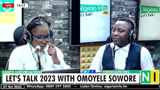 FULL VIDEO: Omoyele Sowore Interview on Nigeriainfo 99.3fm