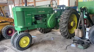 JOHN DEERE 70 DIESEL WALK AROUND AND DRIVE