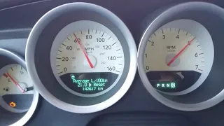 Dodge charger 5.7L HEMI acceleration 0-150kph