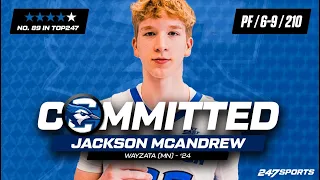 WATCH: Jackson McAndrew commits to Creighton LIVE on 247Sports
