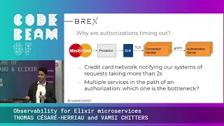 Observability for Elixir microservices - THOMAS CÉSARÉ HERRIAU and VAMSI CHITTERS