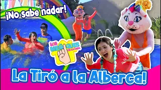 NO SABE NADAR LA TIRO A LA ALBERCA