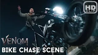 Venom Bike Chase Full Scene | Venom (2018)