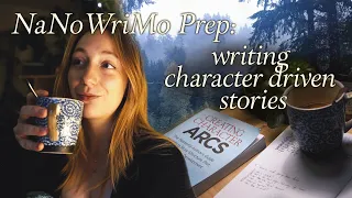 Writing a character-driven story plot + about my NaNoWriMo project! | preptober vlog