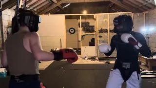 Boxing Sparring - who do you think won?