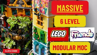 I made a huge LEGO Friends Modular MOC