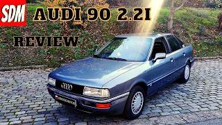 "Review" Audi 90 2.2i del año 1990, todo un clásico alemán | Somos de Motor