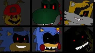 Five Nights at Sonic's 4 All Jumpscares