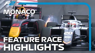 F2 Feature Race Highlights | 2021 Monaco Grand Prix