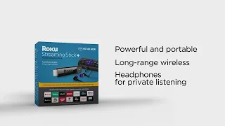 Introducing the Roku Streaming Stick+ Headphone Edition | Model 3811 | 2019