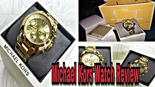 Michael Kors Bradshaw Women's Gold Stainless Steel Strap Watch MK5798