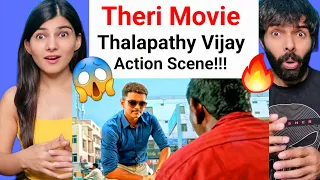 Theri Movie Thalapathy Vijay Traffic Scene Reaction !!