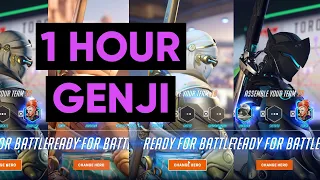 (1 HOUR)  Genji No Commentary Overwatch 2 (PC 1080p 60)