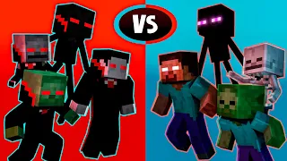 Monster School vs Vampire Boys - Monster School Minecraft Animation