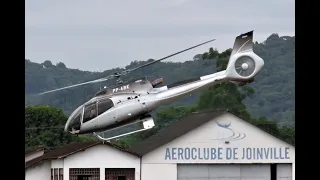 Pouso e Decolagem em Joinville - Airbus Helicopters H130 T2 - (PP-ABK) 18/01/2020