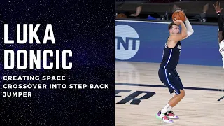 Luka Doncic (Creating Space) Crossover into Step Back Jumper!