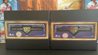 2023 Topps Gilded 2 Boxes with 1 Extra Auto!  5 Autos total.