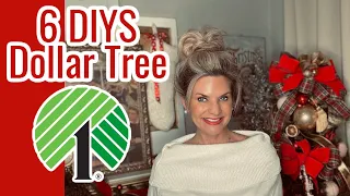 🎄6 DIY DOLLAR TREE WINTER DECOR CRAFTS ~ I Love Christmas ep 29 Olivia's Romantic Home