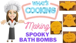 How to make spooky bath bombs for Halloween - plus trying the new bathtub mold from ChunkaDust
