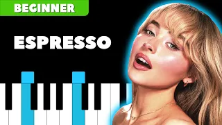Espresso - Sabrina Carpenter | EASY PIANO Tutorial | Learn to Play Piano