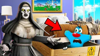 Jack Become Evil Nun To Hunt Down Oggy In Propnight | Rock Indian Gamer |