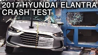 2017 Hyundai Elantra Side Pole Crash Test