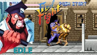 FINAL FIGHT  (ARCADE) ALL BOSS HACK EDITION EDI.E PART 01/03 gameplay