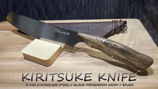 KNIFE MAKING / KIRITSUKE KNIFE 수제칼 만들기 #147