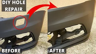 How To Fill Holes In Plastic Bumpers