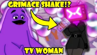 TV WOMAN DRINKS GRIMACE SHAKE @DaFuqBoom #sticknodespro