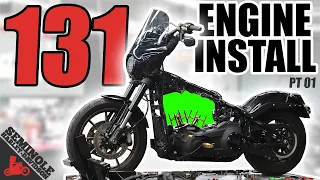 Harley 131ci Engine INSTALL! Stage 4 SOFTAIL (Pt. 01)