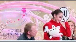 ALINA ZAGITOVA - Short program Worlds19 | Fuji tv Rus & En sub| ЧМ 2019 Перевод комментариев японцев