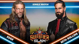 Edge Vs Seth Rollins SummerSlam 2021