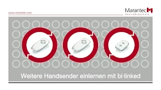 Marantec | Weitere Handsender einlernen mit bi·linked