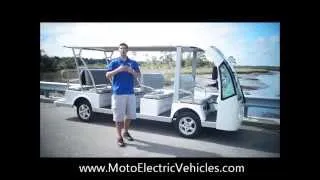 15 Passenger SE Electric Shuttle From Moto Electric Vehicles