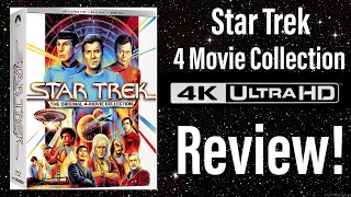 Star Trek: The Original 4 Movie Collection (1979-1986) 4K UHD Blu-ray Review!