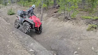 Somewhere in the Mountains Polaris Sportsman Highlifter 1000 & Can Am Outlander R XMR