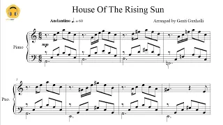 House Of The Rising Sun (Piano Solo/Sheets)