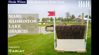 Badminton Horse Trials Cross-Country 2024: Nicola Wilson walks the Mars Badminton Lake