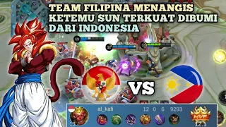 team FILIPINA menangis ketemu sun terkuat dibumi tanpa balas(mobile legends)