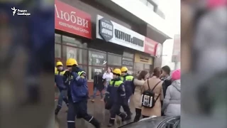 Пожар в торговом центре в Кемерове