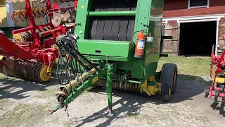 Köp Balpress John Deere 580 på Klaravik