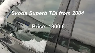 Cars in Germany for Sale in Winter snow time Good Deals!