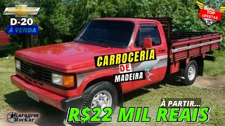 Picape Chevrolet D20 CARROCERIA DE MADEIRA [À PARTIR DE 22 MIL REAIS!] Top Ofertas Rockar!#d20barata