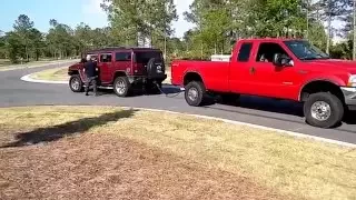 Ford f250 .vs. Hummer!