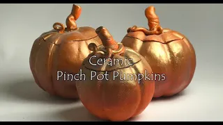 Ceramic Pinch Pot Pumpkins