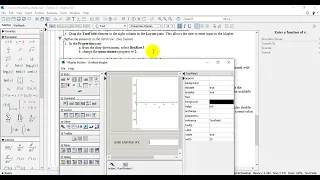 Example 2a  Add a Button, TextField, and Plotter Element